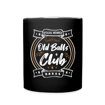 Tenue d’anniversaire officielle du Old Balls Club pour - Mug uni - noir - Devant