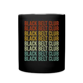 Black Belt Club Karaté Pratique Taekwondo Gürt - Mug uni - noir - Devant