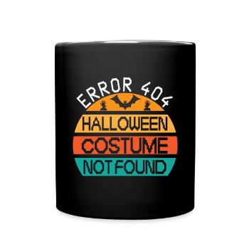 Erreur 404 costume introuvable - Mug uni - noir - Devant