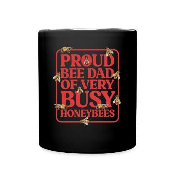 Imker Bienenzüchter Bienenzucht Bienen Geschenk - Tasse einfarbig - Schwarz - Vorne
