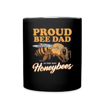 Imker Bienenzucht Bienenzüchter Bienen Geschenk - Tasse einfarbig - Schwarz - Vorne