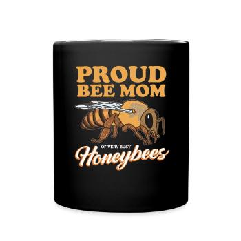 Imker Bienenzüchter | Bienen Bienenzucht Geschenk - Tasse einfarbig - Schwarz - Vorne