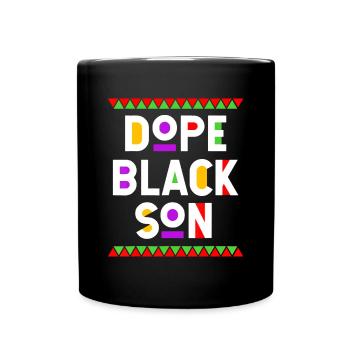 Black Son African American Black History Monthson - Full Colour Mug - black - Front