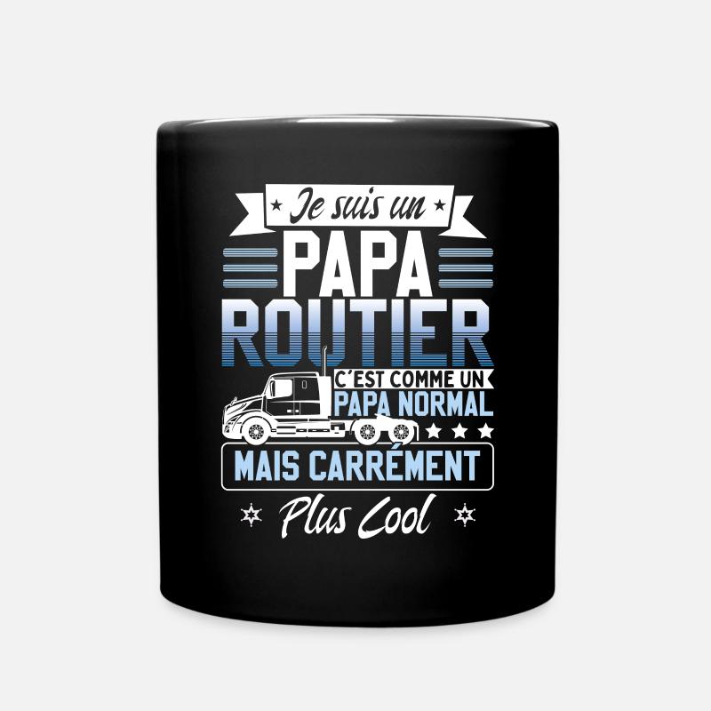 Poids Lourd Camionneur Routier - Mug uni - noir
