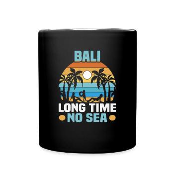 Bali Indonesien Strandurlaub am Meer - Tasse einfarbig - Schwarz - Vorne