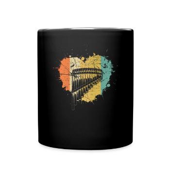 Panflute Panflute player Panflutist - Full Colour Mug - black - Front