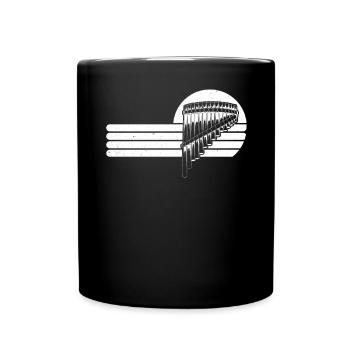 Panflute Panflute player Panflutist - Full Colour Mug - black - Front