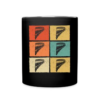 Panflute Panflute player Panflutist - Full Colour Mug - black - Front