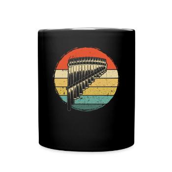 Panflute Panflute player Panflutist - Full Colour Mug - black - Front