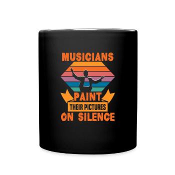 Klassische Musik Orchester Musiker - Tasse einfarbig - Schwarz - Vorne