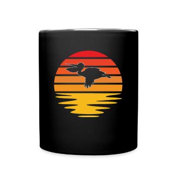 Pelikan Rétro - Mug uni - noir - Devant