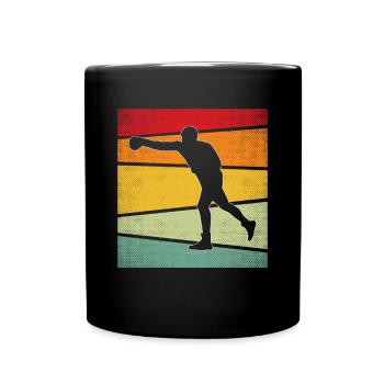 Boxen Retro - Tasse einfarbig - Schwarz - Vorne