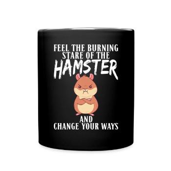 Hamster Lover Hamster Gift - Full Colour Mug - black - Front