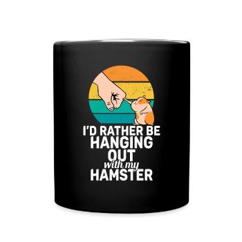 Hamster Lover Hamster Cadeau - Mug uni - noir - Devant