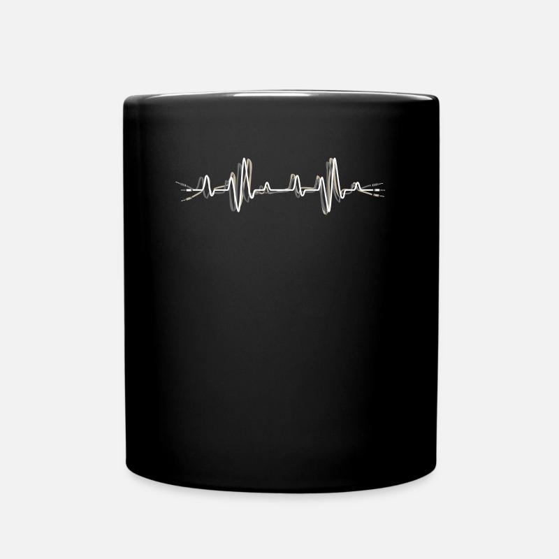 Hearbeat Wire Music Audio Cable Synthesizer - Tasse einfarbig - Schwarz