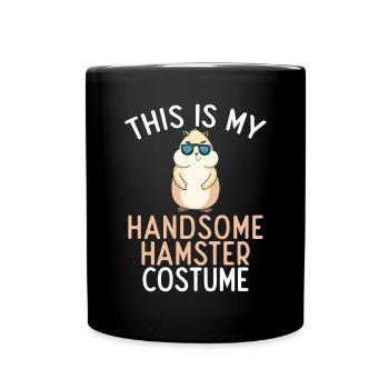 Hamster Liebhaber Hamster Geschenk - Tasse einfarbig - Schwarz - Vorne
