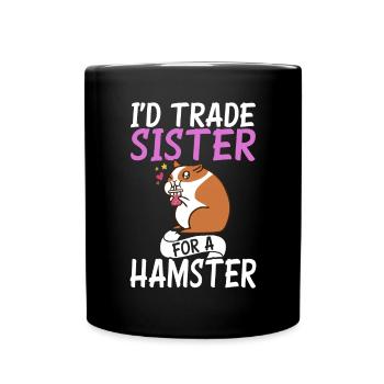 Hamster Lover Hamster Gift - Full Colour Mug - black - Front