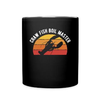 Crawfish Boil Master Shirt Gift - Full Colour Mug - black - Front