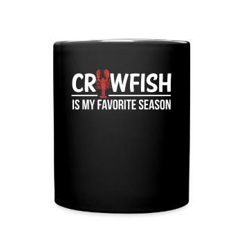 Crawfish Is My Favorite Season Shirt Gift - Full Colour Mug - black - Front