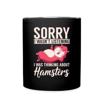 Hamster Lover Hamster Gift - Full Colour Mug - black - Front
