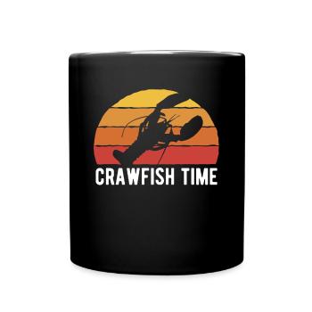 Crawfish Time Shirt Gift - Full Colour Mug - black - Front