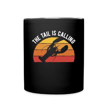 The Tail Is Calling Crawfish Shirt - Tasse einfarbig - Schwarz - Vorne