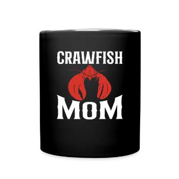 Chemise de fête des mères Maman Maman en écrevisse - Mug uni - noir - Devant