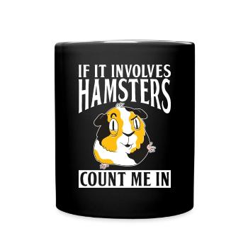 Hamster Lover Hamster Gift - Full Colour Mug - black - Front