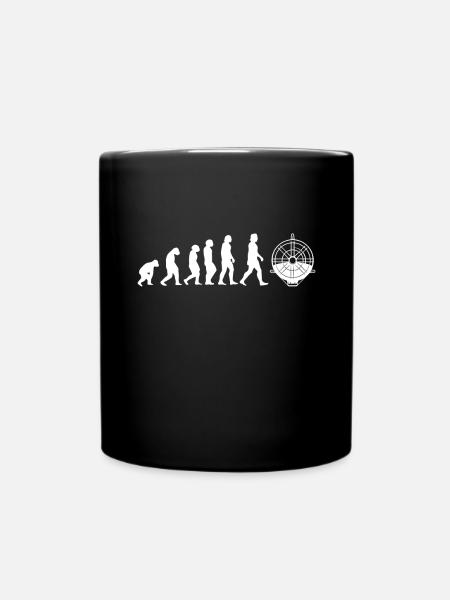 Zeppelin - Tasse einfarbig - Schwarz