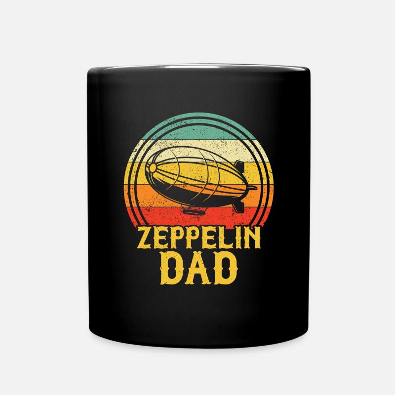 Zeppelin - Tasse einfarbig - Schwarz