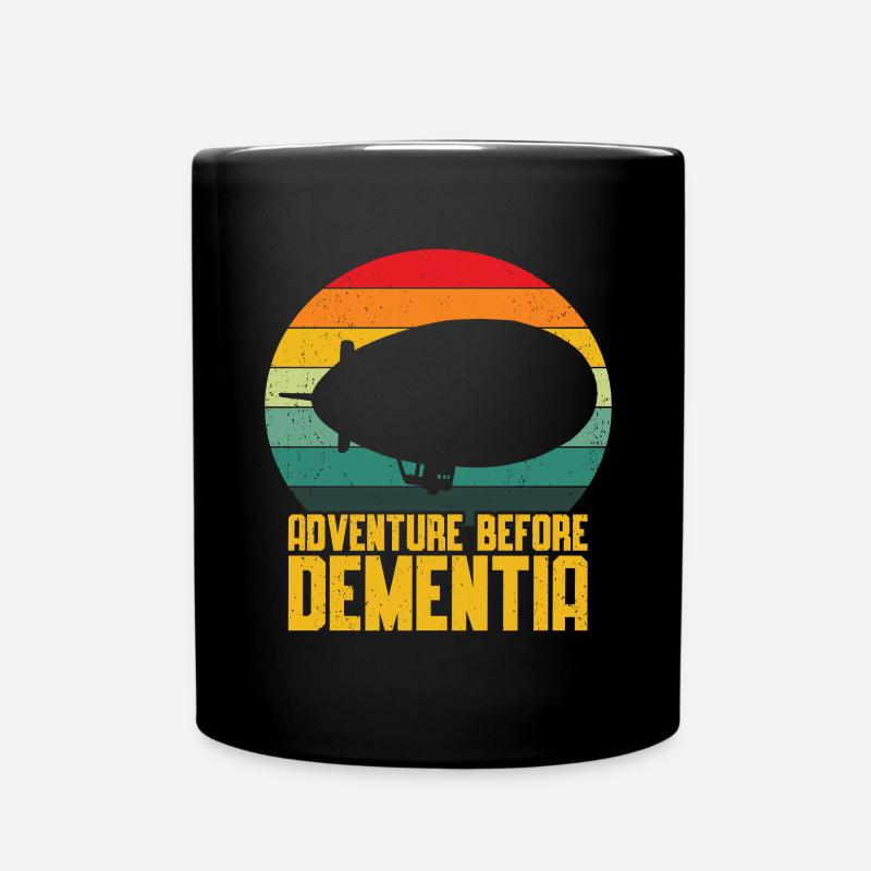 Zeppelin - Tasse einfarbig - Schwarz