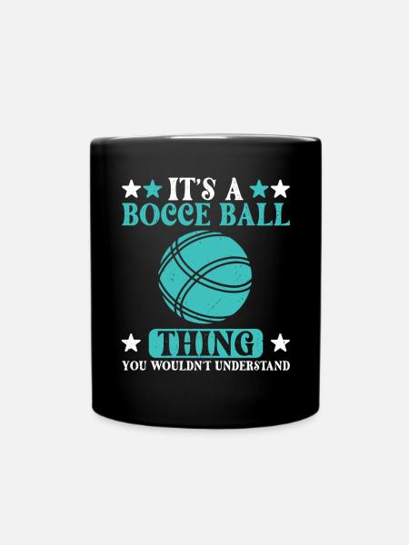 Boccia - Tasse einfarbig - Schwarz
