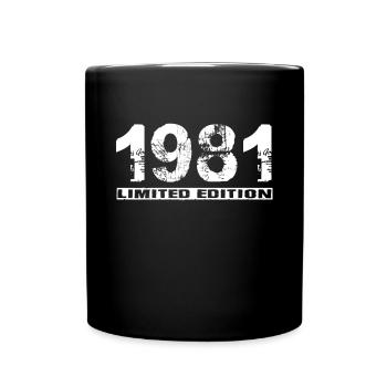 Édition limitée 1981 - Mug uni - noir - Devant