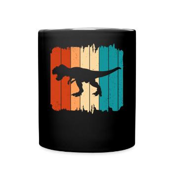 T-Rex - Full Colour Mug - black - Front