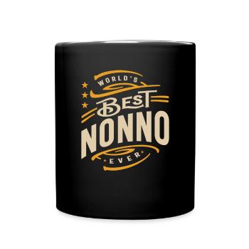 World's Best Nonno Ever Funny Grandpa - Full Colour Mug - black - Front