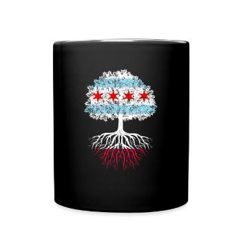Poland chicago, polska chicago polish - Tasse einfarbig - Schwarz - Vorne