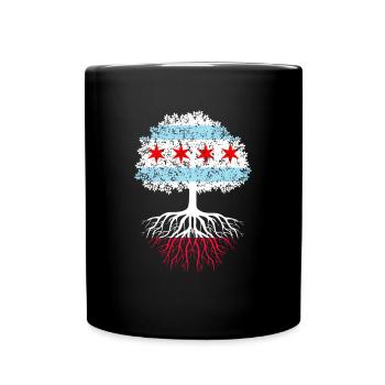 Poland chicago, polska chicago polish - Tasse einfarbig - Schwarz - Vorne
