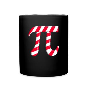 Pi Candy Canes Math Pi Noël - Mug uni - noir - Devant