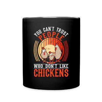 Chickens Farmer Chicken Farmer Chicken - Full Colour Mug - black - Front