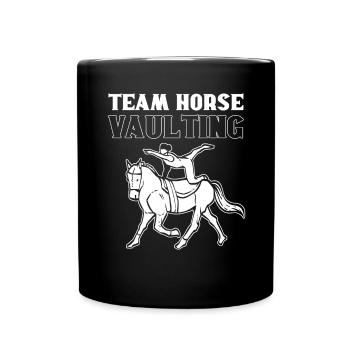 Team Horse Quarter -Horse Riding Horse Farm - Mug uni - noir - Devant