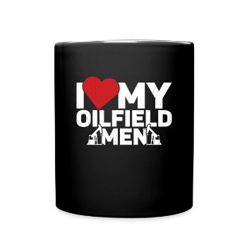 Champ pétrolifère - Mug uni - noir - Devant