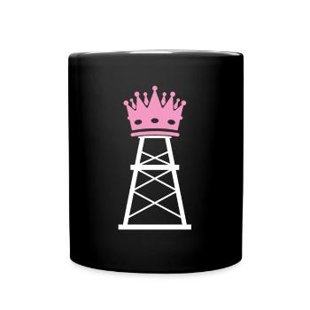 Champ pétrolifère - Mug uni - noir - Devant