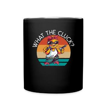 Chicken Gifts Chicken Owner - Full Colour Mug - black - Front