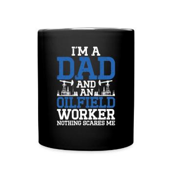 Champ pétrolifère - Mug uni - noir - Devant
