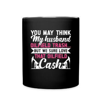 Champ pétrolifère - Mug uni - noir - Devant