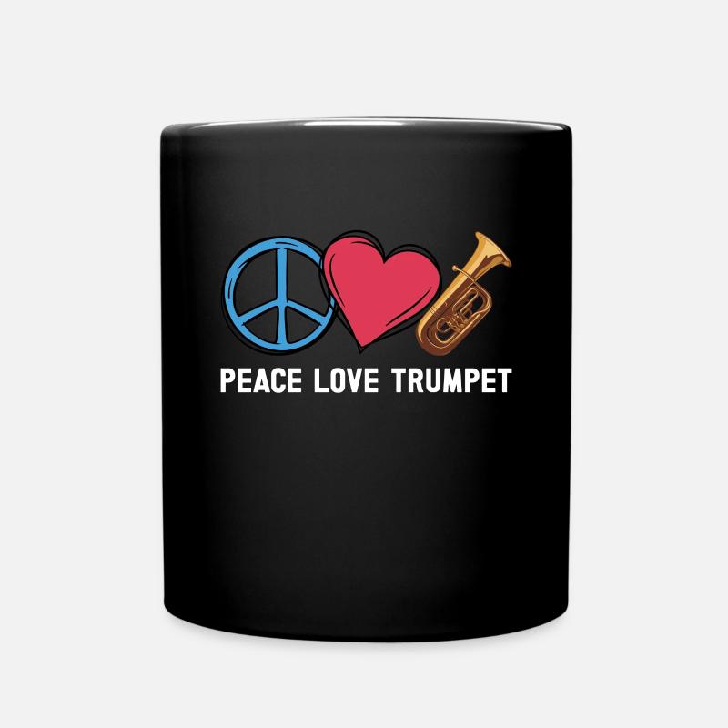 Trompette - Mug uni - noir