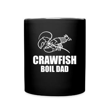 Crawfish Boil Dad Chemise Cadeau Fête des Pères - Mug uni - noir - Devant