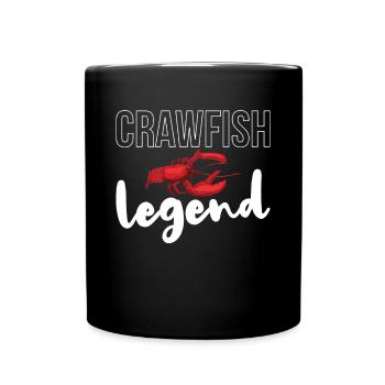 Crawfish Legend Shirt Gift - Full Colour Mug - black - Front