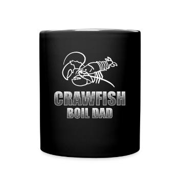 Crawfish Boil Dad Chemise Cadeau Fête des Pères - Mug uni - noir - Devant