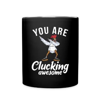 Chicken Gifts Chicken Owner - Full Colour Mug - black - Front